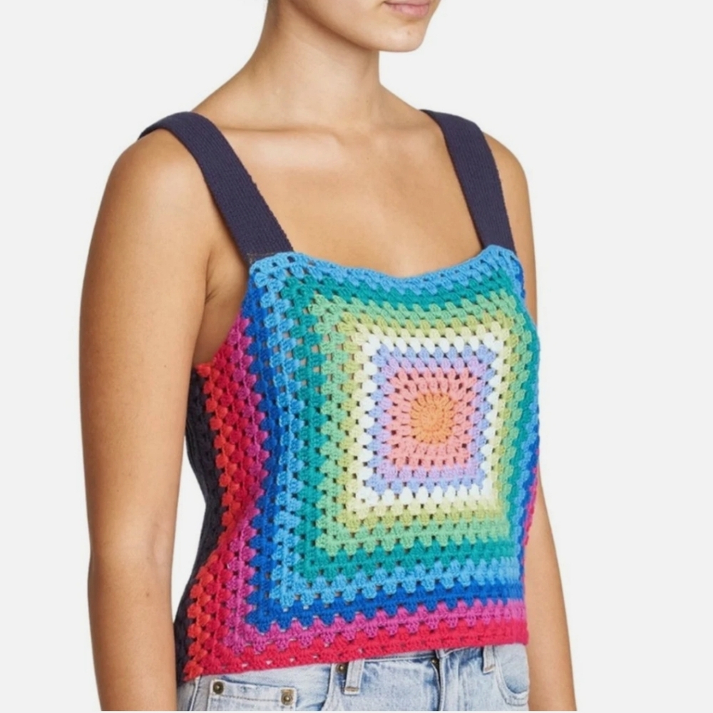 Pistola Vibrant Red and Pink Crochet Bottoms